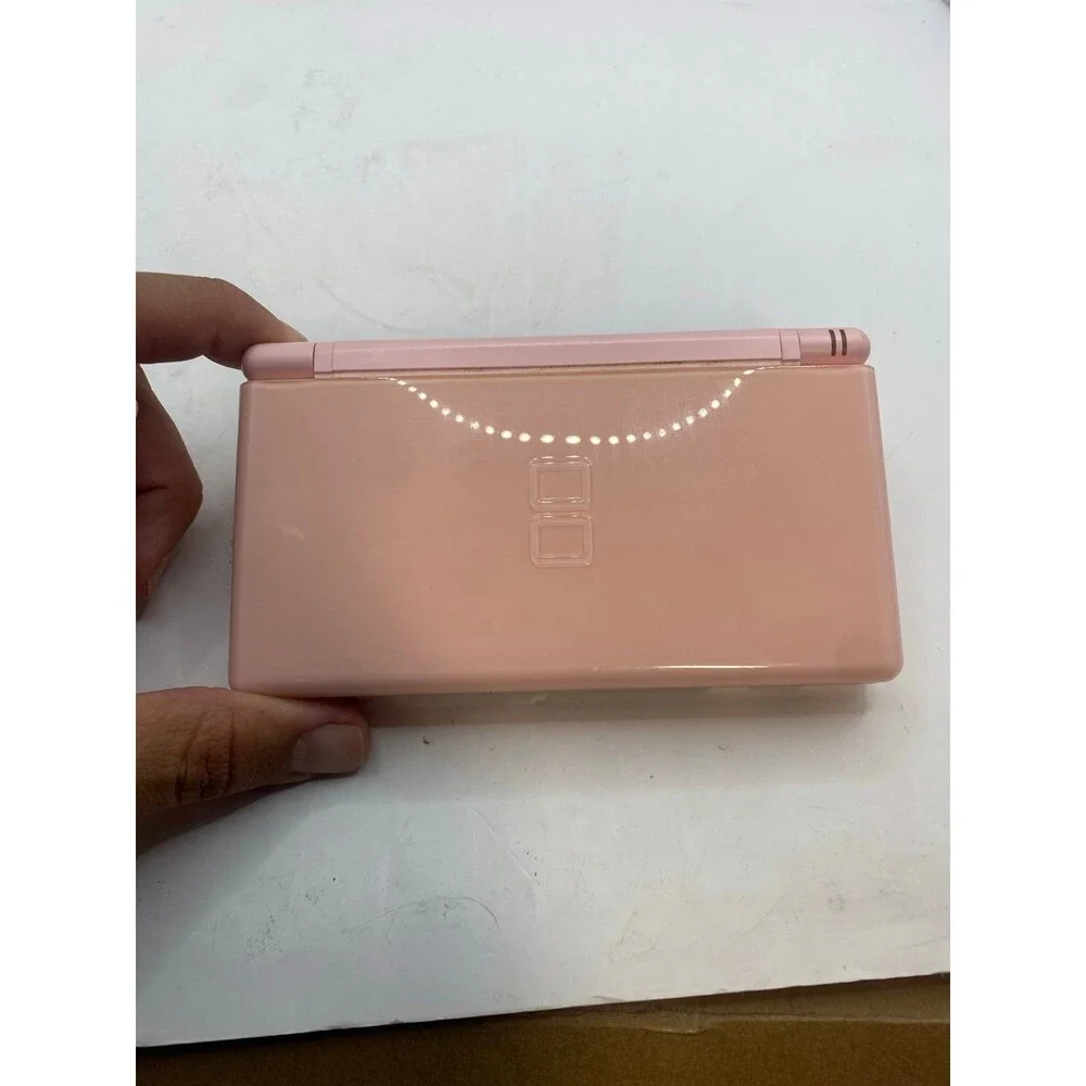 Nintendo DS Lite Coral Pink Handheld Console System Tested Working